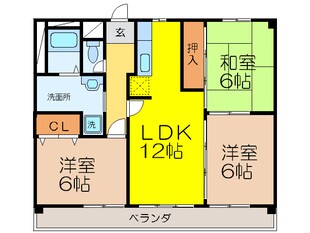 コンプリ－ション５の物件間取画像